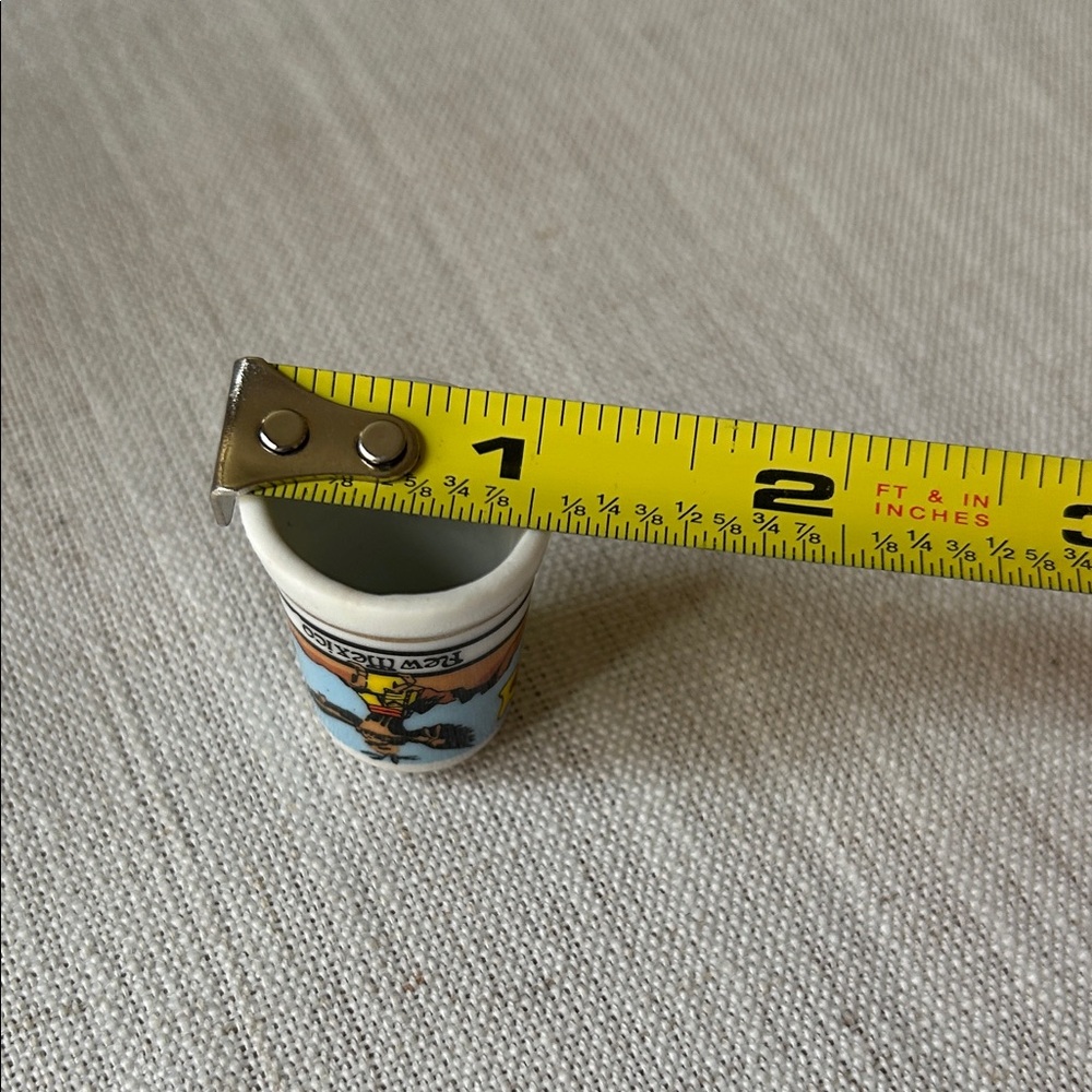 New Mexico Ceramic Thimble with Bird Design - Picture 10 of 10